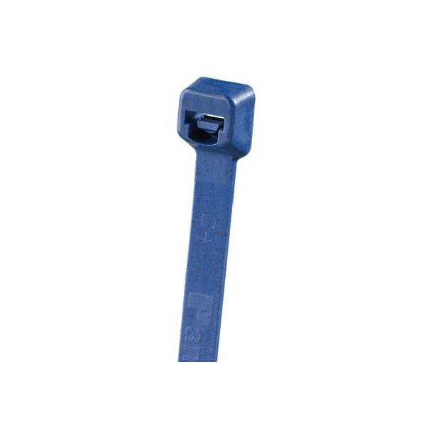 Panduit 8.0" CABLE TIE 24LB .2.0 MAX, BUNDLE DIA BLUE PK100, ROHS, PK 100 PLT2I-C186